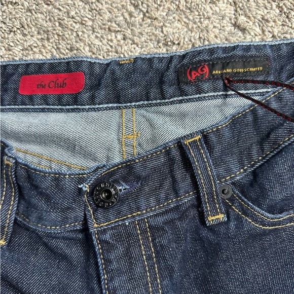 AG Adriano Goldschmied the club flare jeans 30 10 low rise Y2K dark wash 2000’s - Picture 7 of 12